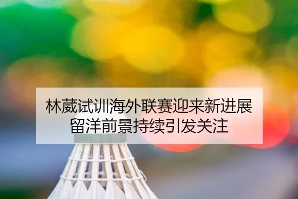 林葳试训海外联赛迎来新进展 留洋前景持续引发关注